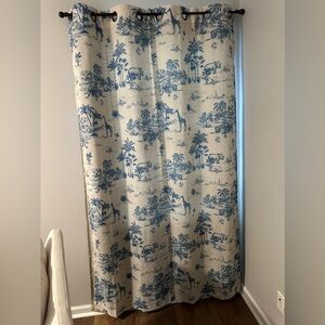 Safari themed curtains- blue
